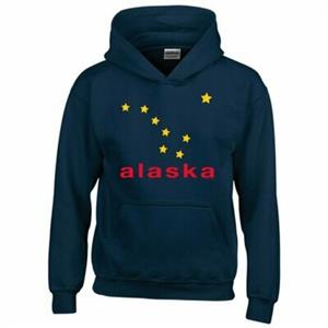 HOODIE, YOUTH LIMITED EDITION ALASKA BIG DIPPER- NAVY (MD)