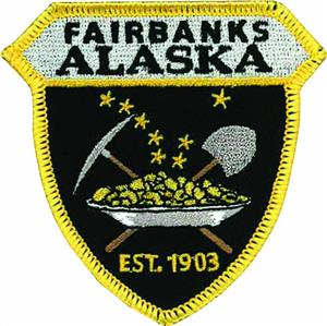 Fairbanks Goldpan Embroidered Patch