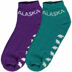 Bear Slipper Socks- 2 assorted colors