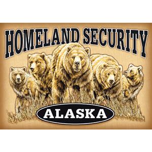 Homeland Security Horizontal Alaska Post Card-50 Pack