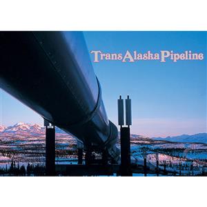 Trans Alaska Pipeline Horizontal Alaska Post Card-50 Pack