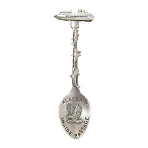 SPOON, PEWTER INSIDE PASSAGE