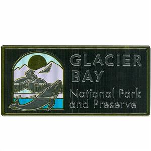 STICKER, FOIL GLACIER BAY NATIONAL PARK