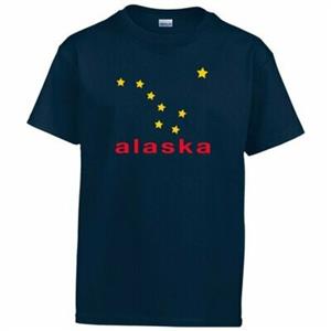 T-SHIRT, YOUTH LIMITED EDITION ALASKA BIG DIPPER- NAVY (XS)