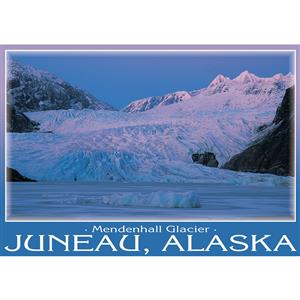 Juneau Mendenhall Glacier Horizontal Post Card-50 Pack