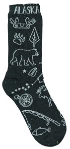 Camp Icons Adult Sock