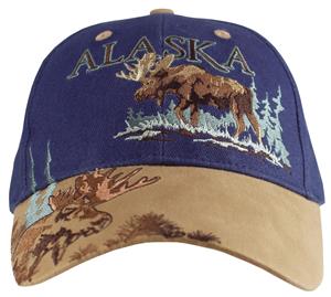 Tundra Moose in Spruce Baseball Hat