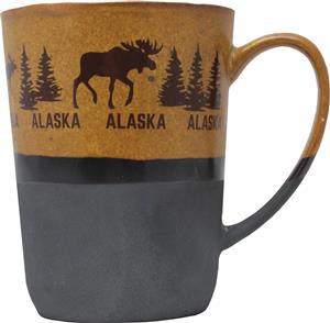 Rustic Moose & Trees Mug