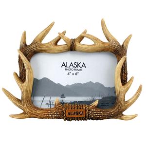 Caribou Antler 4" x 6" Picture Frame