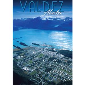 Valdez Aerial Vertical Post Card-50 Pack