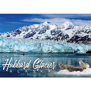 Hubbard Glacier Horizontal Post Card-50 Pack