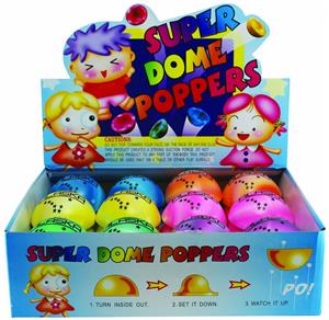 TOY, POPPER- 5 ASSORTED COLORS