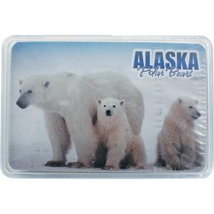 Polar Bear Family Clear Box Playing Cards