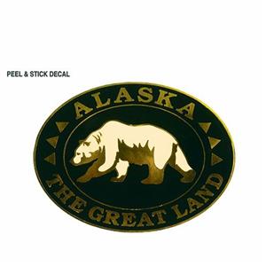 Great Land Gold Bear Sticker