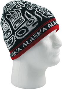 HAT KNIT RED TOTEMIC