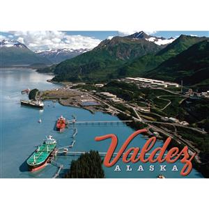 Valdez Pipeline Terminus Horizontal Post Card-50 Pack