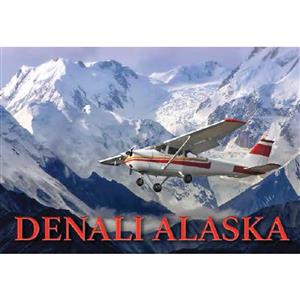 Denali Plane Horizontal Post Card-50 Pack