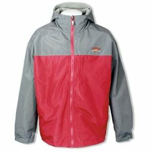 JACKET, ADULT REVERSIBLE STOIC BEAR- RED/GREY (SM)