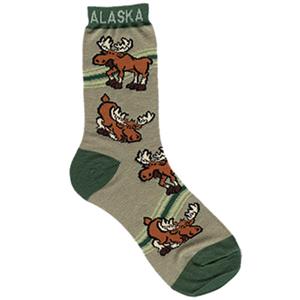 Bottom's Up Moose Adult Sock