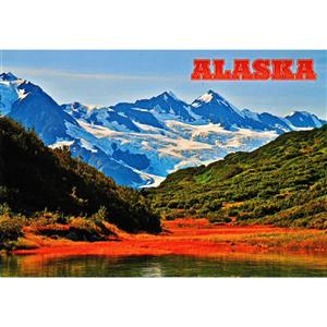 Glacier Scenic Horizontal Alaska Post Card-50 Pack