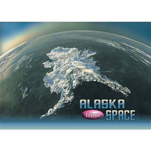 Alaska From Space Horizontal Alaska Post Card-50 Pack