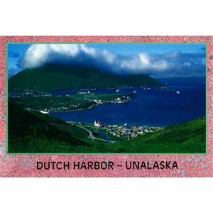 Dutch Harbor Unalaska Horizontal Post Card-50 Pack