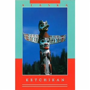 Ketchikan Totem Pole Vertical Post Card-50 Pack