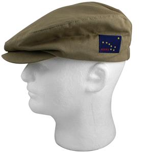 SCALLY CAP, BROWN FLAG PATCH