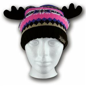Knit hat, Pink Antler Youth