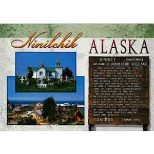 Ninilchik Alaska Horizontal Post Card-50 Pack