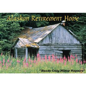 AK Retirement Home Horizontal Alaska Post Card-50 Pack