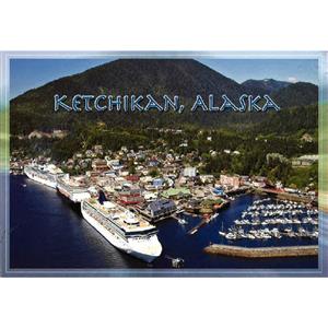 Ketchikan Aerial Horizontal Post Card-50 Pack