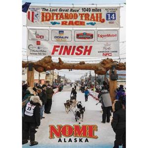 Nome Iditarod Finish Line Vertical Post Card-50 Pack