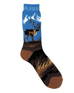 Caribou Mountain Towel Sock