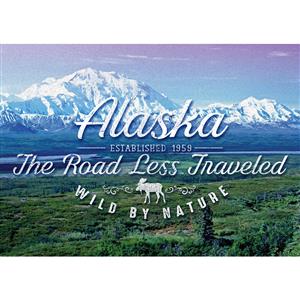 Adventure Horizontal Alaska Post Card-50 Pack