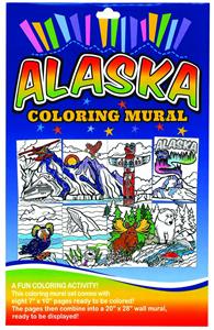 Alaska Scene Color Mural