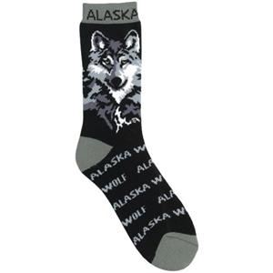 Wolf Graphic Towel Sock