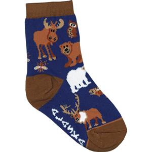 Alaska Wildlife Toddler Sock