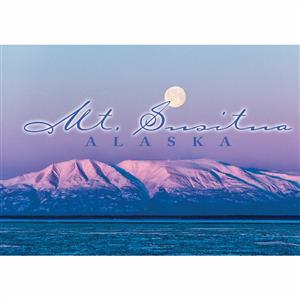 Mt. Susitna Horizontal Alaska Post Card-50 Pack