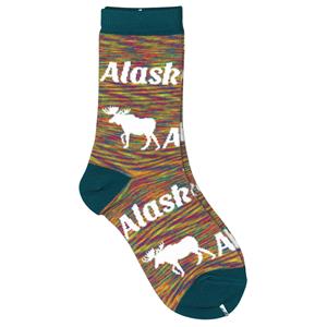Alaska Moose Stripes Adult Sock